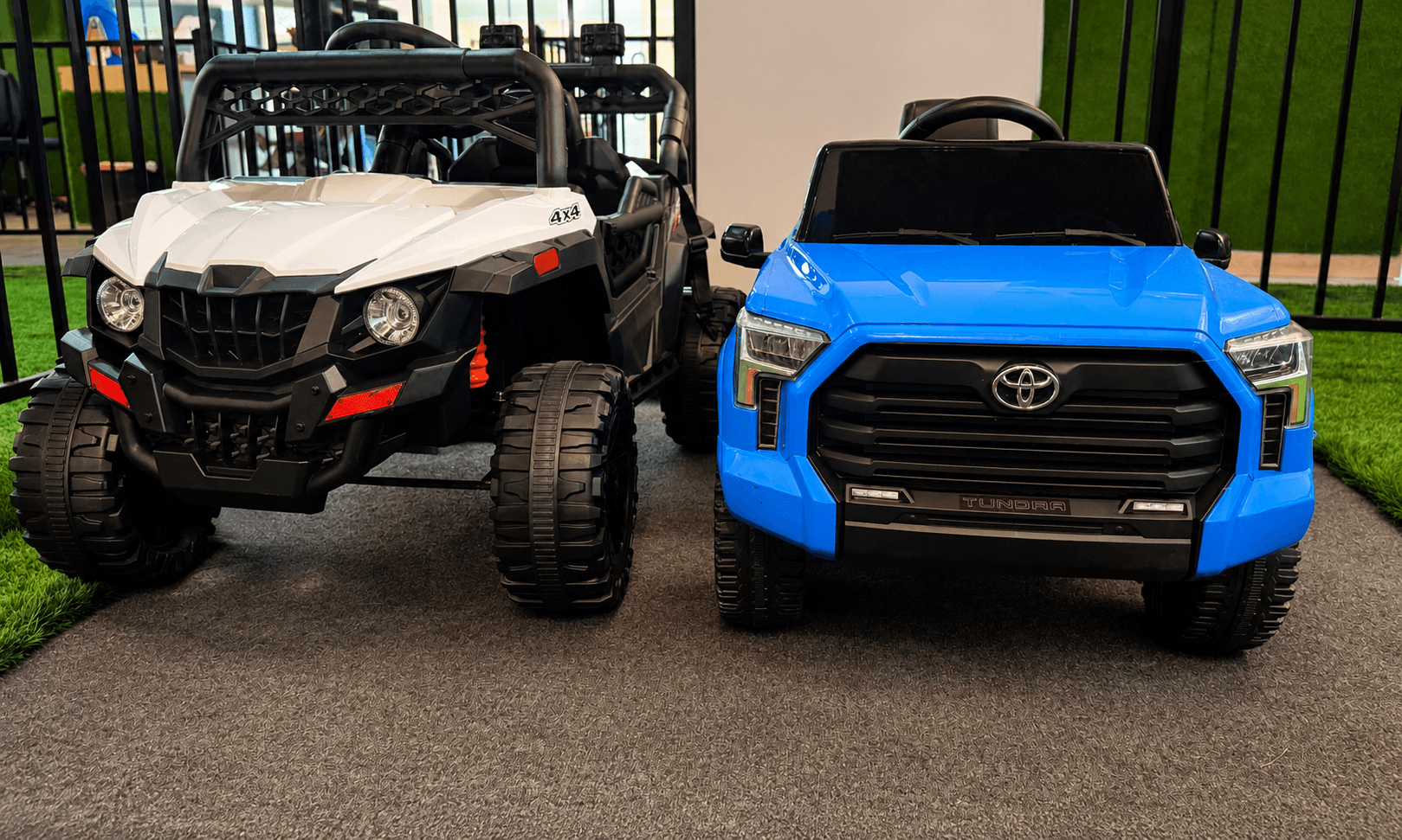 Driving cars play area at Imagine City