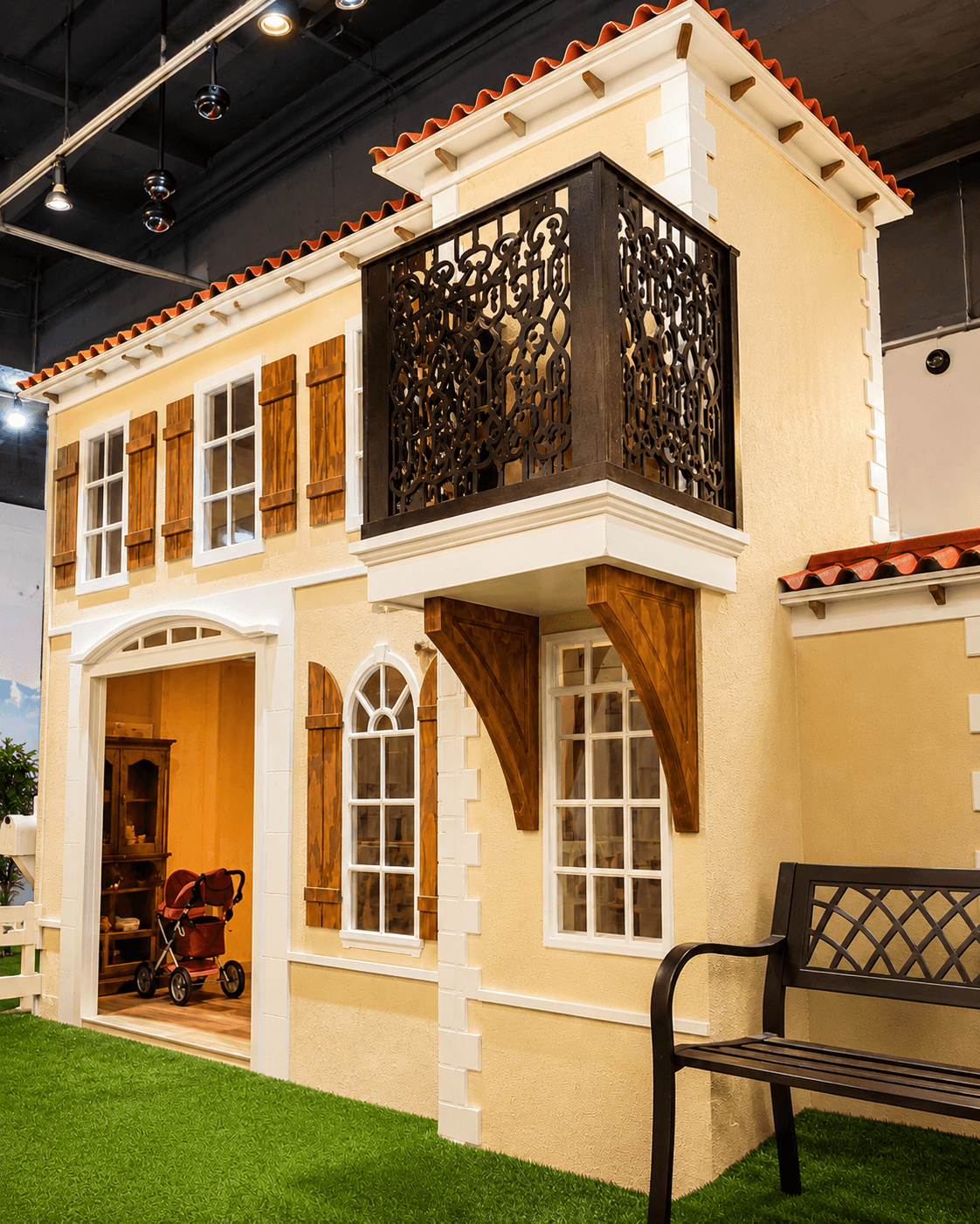 High-end playhomes play area at Imagine City
