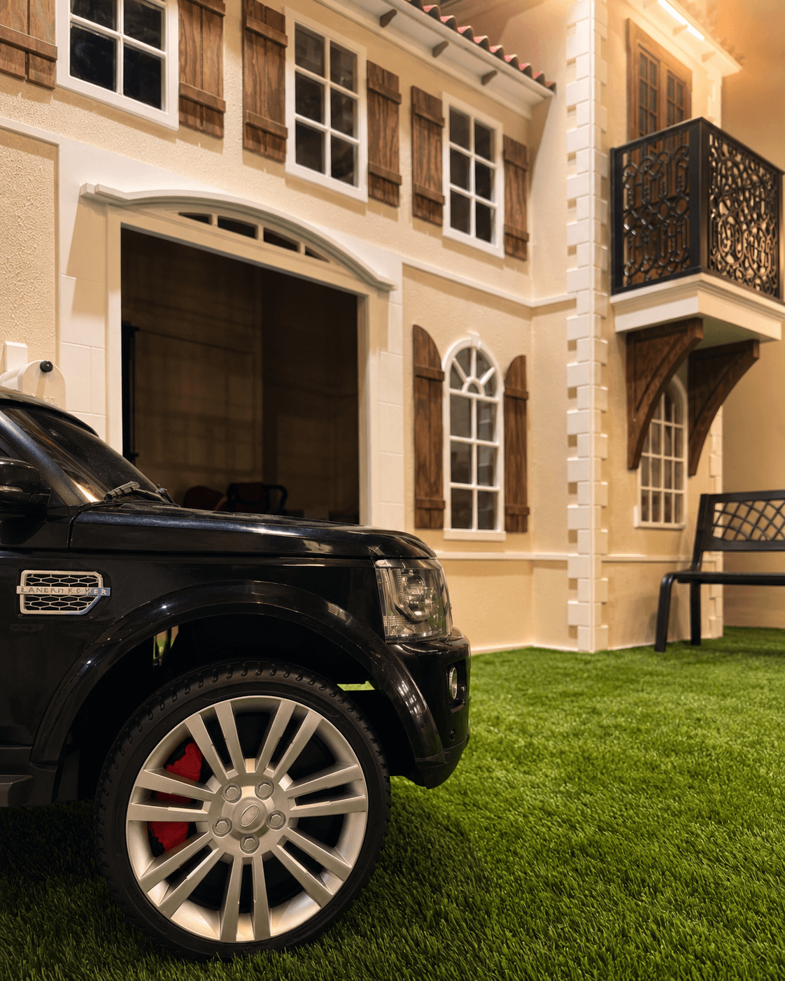 The two-story play mansion